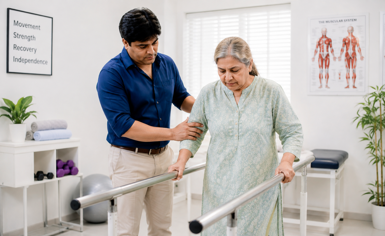 Supporting an older adult with mobility